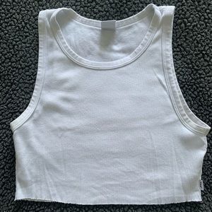 Aritzia Ribbed Racer Back Tank